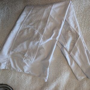 Victoria's Secret White Pants with Leaf Pattern